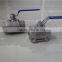 Stainless Steel 3PC Ball Valve 1/4''-4'' Full Port BSP NPT Threaded