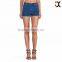 2015 Hem Worn Treatment High Waisted Jean Shorts Wholesale JXH409