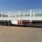 Tri-axle fence cargo semi trailer for carrier livestock