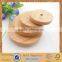 Wooden mineral water bottle lids