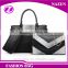 Wholesale gray designer handbags ladies black bag pu leather handbag