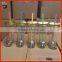 Beer Fit Featuring Machine Made Peculiar Design Clear Glass Boot Bottle With Lid & Straw