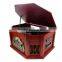 Rain Lane Audio Player Retro Vinyl Record Player With USB SD Cassette