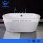 TB-B814 Quality assure oval shape overflow indoor freestanding bathtub