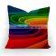 2016 latest design throw pillow cover colour pen painting design backrest pillow cover