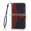2015 New design cloth material +pu leather case for Sony z5 mini