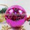 2016 hotsale Christmas colorful hanging tree glass ball