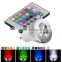 3W E27/GU10/E14/E27 16 Color LED RGB Magic Light Bulb+IR Remote Control CJ-RGBSD-001