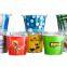 Standard galvainzed metal ice bucket for bar