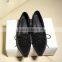 2015 New Fashion Women Retro Flat Shoes British Retro Lofter Lady Martin Lace-up Dress Shoes CP6685