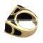 Custom gold finger ring in dubai without stone