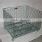 wire mesh folding stacking storage metal cage