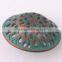 Verdigris hollow metal fancy button for clothing