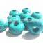 AAA Quality Chinese Turquoise Faceted Stylist Rondelle Big Hole Beads