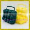 Outdoor camping portable folding egg case with 6pcs