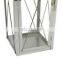 Gifts & Decor Silver Hurricane Hanging Candle Holder Lantern