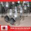 304 316 stainless steel butt welding pipe tees