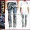 Biker Jeans Blue Denim jeans pantalon (LOTK057)