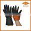 natural latex black industrial rubber gloves