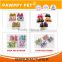wholesale layered dog cat ribbon hair bows with rubber bands