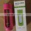 BPA-Free Glass Water Bottle with Lid protable