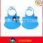 Silicone Rubber Adjustable Waterproof Baby Washable Toddler Feeding Bibs