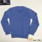 Boy's V Neck Pullover Sweater with Reverse Linking Design