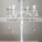 crystal hanging candelabra/ wedding crystal candelabra/wedding table candelabra