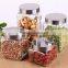 900ml Square Candy Glass Jar Square Food Glass Jar Square Glass Jar With Lid