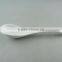 Stocklot white ceramic spoon for soup/dinner use