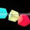 led cube chair /waterproof led light cube stool