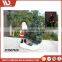 Gift Craft Santa Resin Christmas Ornament Led Solar Mini Christmas Tree Light