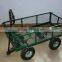 TC1840A yellow and green tool 300kgs Utility Garden trolley