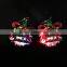 christmas latest artificial led earrings custom