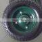 Pneumatic rubber wheel 3.50-7 with 20mm bearing