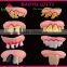 Halloween party fake teeth PVC fake teeth props fake teeth