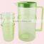 1800ml Drinking Set Insulated Plastic Cooler Water jug set with 4 Cup