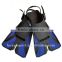 Professional high quality rubber diving flippers for adults adjustable free size