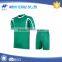 wholesale green summer plain soccer jersey for men