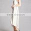 China Elegant OEM adjustable cami straps Line and Dot Silk-Blend Dress