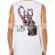100% Cotton Custom Printed Mens Singlet