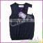Factory directly provide handwork branded woolen sweater vest for boys