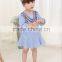 Wholesale Children Girl Fall Winter Plaid Dress Children Girl Korean Style Dress for Little Girls