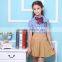 Custom Primary School Shirt /Short Skirt And Pants For Children Summer School Uniform