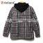 garment stock factory 100% polyester fleece men coat