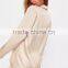 Satin Piped Buttoned Short Pyjama Set Long Sleeve Button Top With Shorts Plain Piping Pajama Set Nude