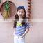 S17595A 2017 fashion t shirt for girls children striped t shirts