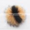 Myfur 2016 Fashion Hat Accessories Fur Ball Hot Sale Genuine Raccoon Fur Pom Poms