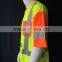 ANSI 100% Polyester hi Vis Safety Contrast T-shirt With 3M Reflective Tapes
