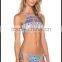 Tight sexy swimsuit piece swimsuit Floral Bikini swimsuit split